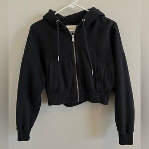 Sunday Crop Zip Hoodie